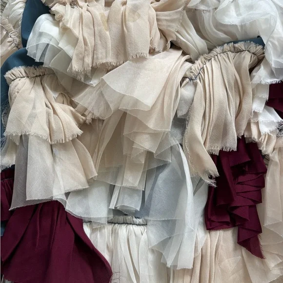 Alice + Olivia Ruffled Strapless Dress - Sample size - Picture 2 of 9